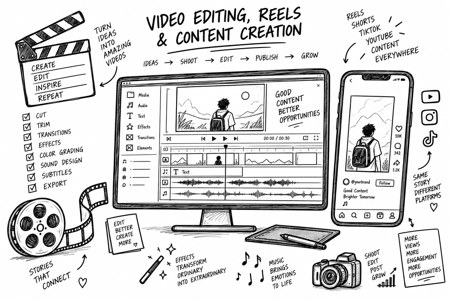 Video Editing and Content Creation